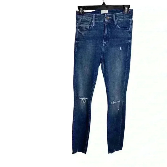 Mother high waisted looker ankle fray get your groove back Size 24 - Picture 2 of 11